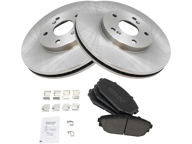 Front Brake Pad and Rotor Kit - 2001-2002 Acura MDX - TRQ 5917-02149835
