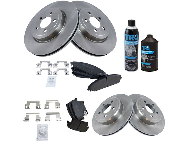 Brake Pad and Rotor Kit - 2009-2019 Dodge Challenger - TRQ 30139-02157851