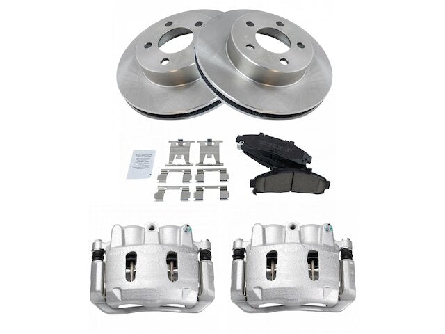 Front Brake Pad Rotor and Caliper Set - 1995-2001 Ford Explorer - TRQ 5257-02158420