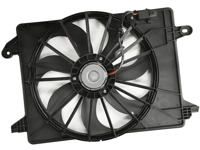 Auxiliary Single Fan and Shroud Assembly - Standard Design - 2009-2018 Dodge Challenger with Single Fan - Replacement 30139-02164087