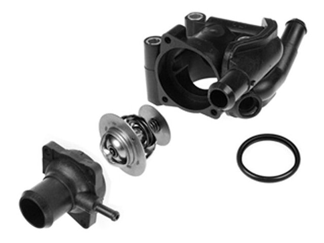 Engine Coolant Thermostat Housing Assembly - 2001-2004 Mazda Tribute 2.0L 4-Cylinder - TRQ 8549-02168905