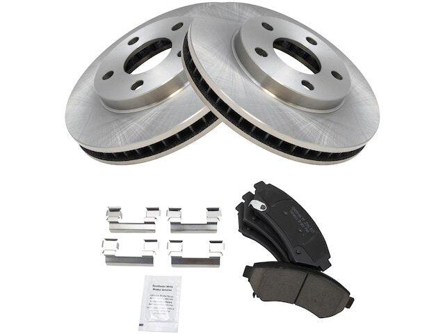 Front Brake Pad and Rotor Kit - 1998-2002 Oldsmobile Intrigue - TRQ 4534-02169554