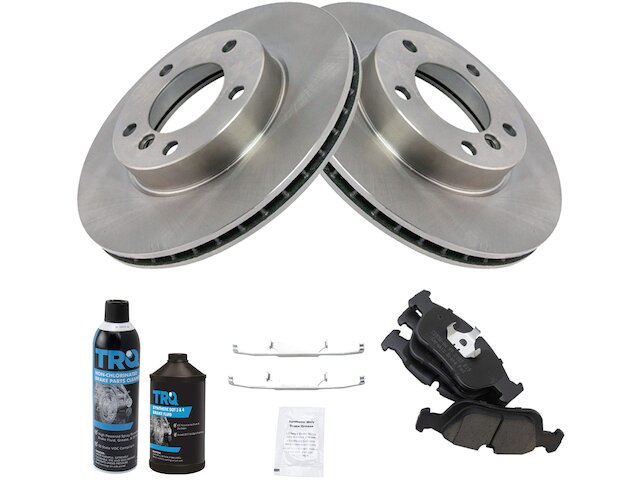 Front Brake Pad and Rotor Kit - 1996-1999 BMW 328is - TRQ 1009-02169588