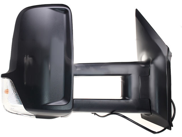 Right Passenger Side Mirror - Textured Black - Tow Type - with Turn Signal - (without Heated Glass) - 2010-2014 Mercedes-Benz Sprinter 3500 - TYC 96182-02172231
