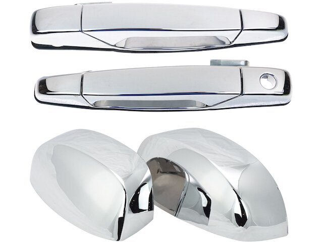 Door Handle and Mirror Cap Kit 4 Piece - 2007-2014 Cadillac Escalade ESV - TRQ 127828-02185807