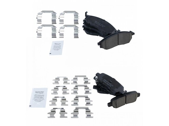 Brake Pad Set - 2009-2013 Infiniti G37 Sedan - TRQ 30224-02187043