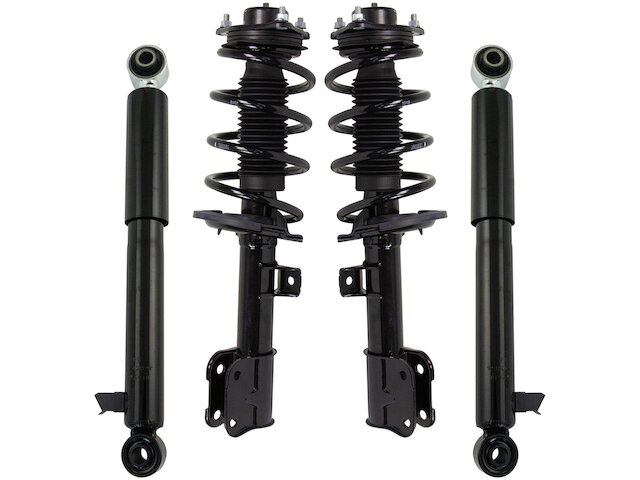 Front and Rear Shock Strut and Coil Spring Kit 4 Piece - 2013-2014 Hyundai Santa Fe Sport FWD - TRQ 146719-02191103