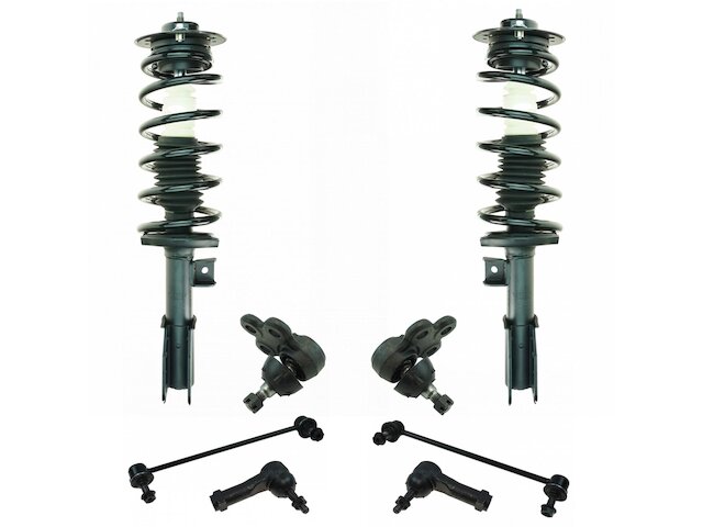 Front Strut Coil Spring Ball Joint Tie Rod Kit 8 Piece - 2005-2006 Chevrolet Equinox - TRQ 18225-02202825