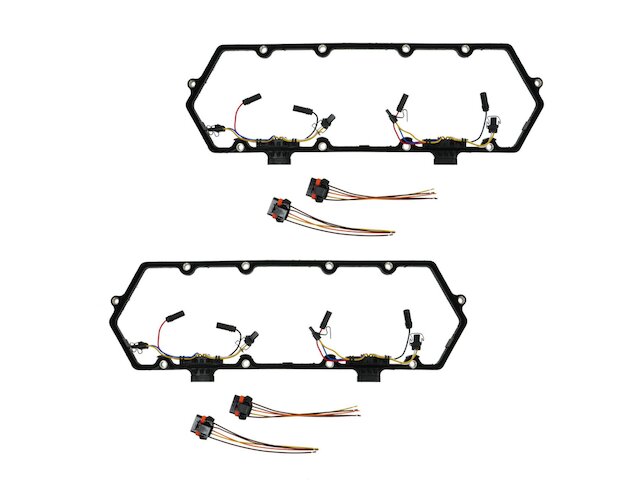 Valve Cover Gasket Set 2 Piece - 1994-1998 Ford E350 Econoline Club Wagon 7.3L V8 Diesel - TRQ 5197-02206574