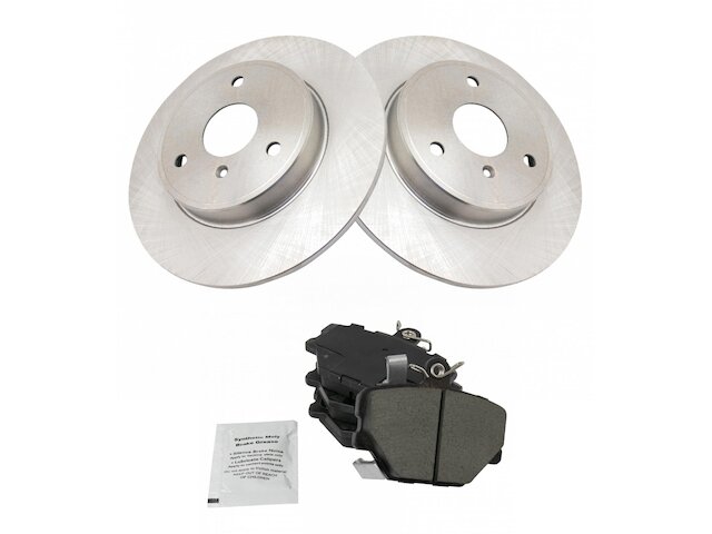 Front Brake Pad and Rotor Kit - 2008-2016 Smart Fortwo Electric Drive - TRQ 29885-02212781