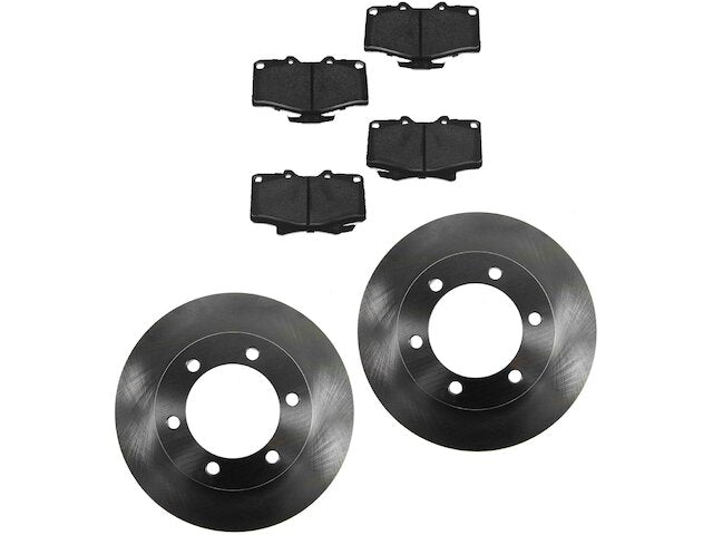 Front Brake Pad and Rotor Kit - 1996-2000 Toyota 4Runner - TRQ 7919-02214993