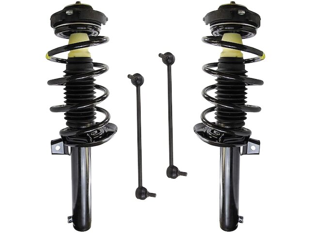 Front Strut Assembly and Sway Bar Link Kit - 2010-2014 Volkswagen Golf - Detroit Axle 96066-02227350
