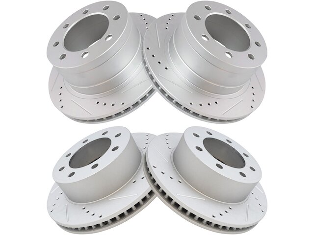 Brake Rotor Set 4 Piece - 2003-2008 Dodge Ram 2500 - TRQ 1988-02242525