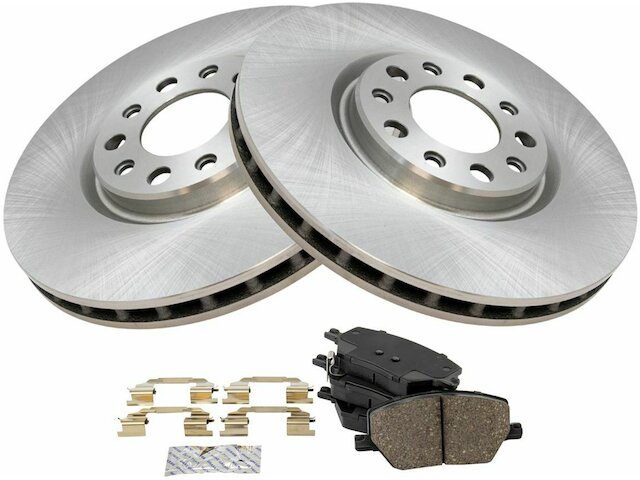 Front Brake Pad and Rotor Kit - 2018-2021 Jeep Compass - TRQ 145230-02245411