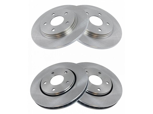 Brake Rotor Set 4 Piece - 2008-2016 Dodge Grand Caravan - TRQ 28820-02251603