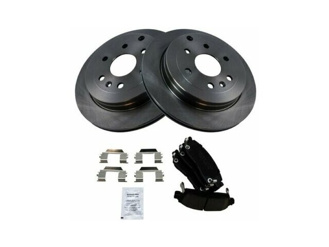 Front and Rear Brake Pad and Rotor Kit - 2008-2017 Buick Enclave - TRQ 26821-02255054