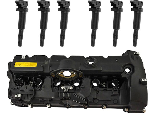 Ignition Coil and Valve Cover Kit - 2008-2013 BMW 128i - TRQ 29874-02264586
