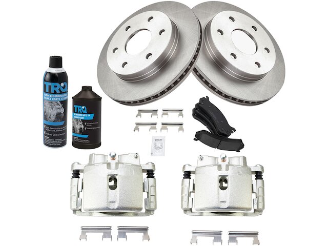Front Brake Pad Rotor and Caliper Set - 1999-2003, 2005-2006 Chevrolet Silverado 1500 - TRQ 3691-02282150