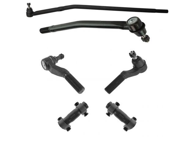 Tie Rod End and Drag Link Kit 6 Piece - 2008-2019 Ford E350 Super Duty - TRQ 29047-02283711