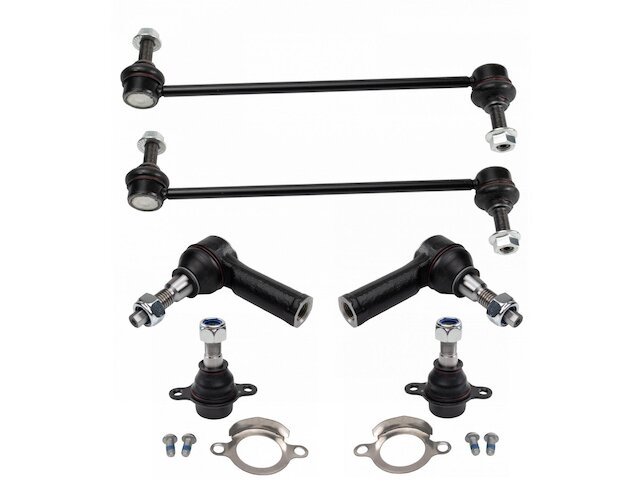 Front Ball Joint Sway Bar Link Tie Rod End Kit 6 Piece - 2015-2019 Ford Transit-250 - TRQ 129859-02284056
