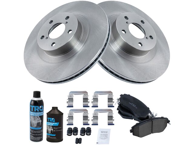 Front Brake Pad and Rotor Kit - 2013-2014 Subaru Legacy - TRQ 119612-02284413