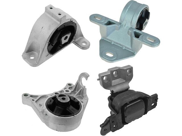 Engine Mount and Transmission Mount Kit 4 Piece - 2001-2007 Dodge Caravan 3.3L V6 - TRQ 1704-02284925