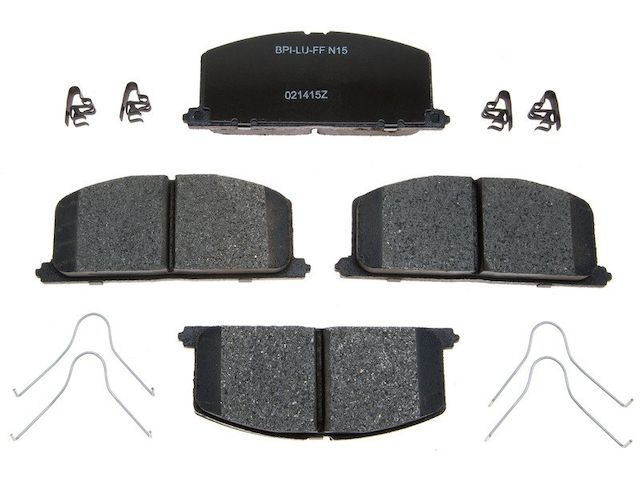Front Brake Pad Set - 1985-1989, 1991-1995 Toyota MR2 Naturally Aspirated - Raybestos 8086-02285859