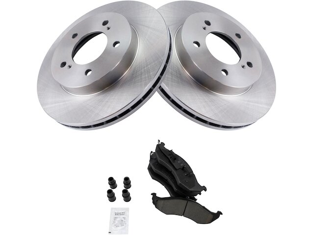 Front Brake Pad and Rotor Kit - 1993-2002 Nissan Quest - TRQ 6785-02297150