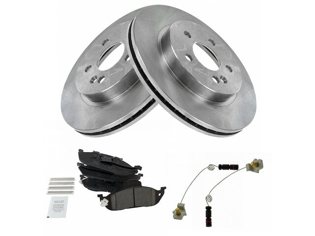 Front Brake Pad Rotor and Wear Sensor Kit - 1998-2003 Mercedes ML320 - DIY Solutions 6413-02298302