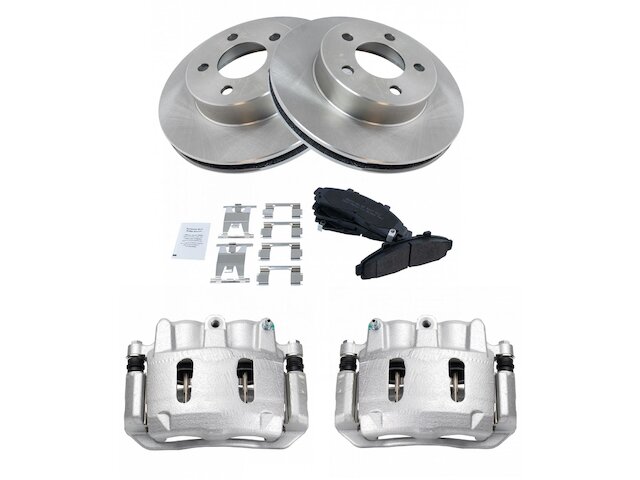 Front Brake Pad Rotor and Caliper Set - 1995-2001 Ford Explorer - TRQ 5257-02298749