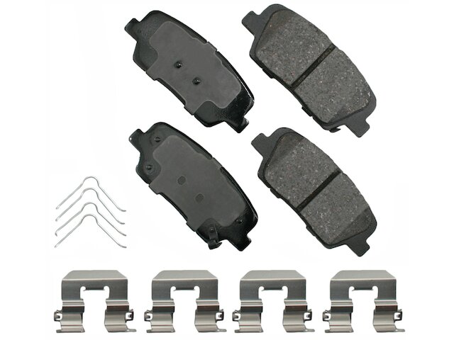 Rear Brake Pad Set - 2016-2018 Hyundai Santa Fe Sport - Akebono 146722-02299815