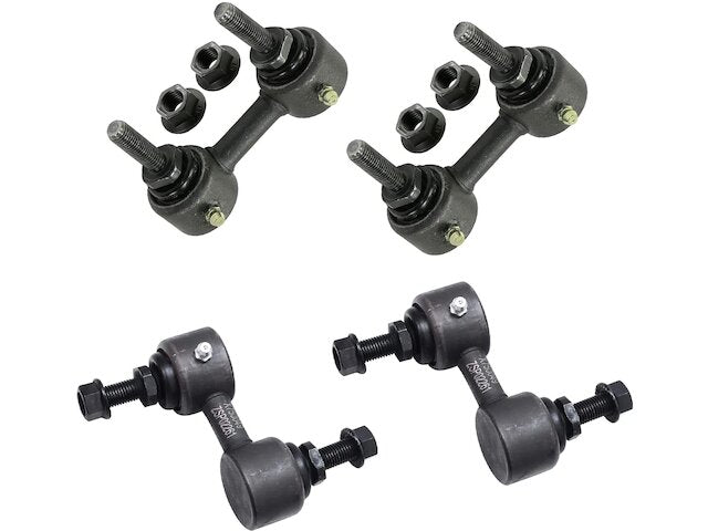 Front and Rear Sway Bar Link Kit - 2004-2007 Subaru Impreza WRX STI - Detroit Axle 18021-02316723