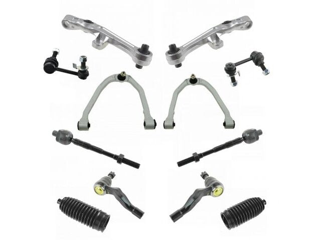 Front Control Arm Ball Joint Tie Rod and Sway Bar Link Kit 12 Piece - 2003-2004 Nissan 350Z - TRQ 6656-02321833