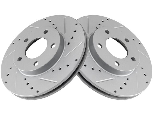 Front Brake Rotor Set 2 Piece - 2005-2007 Mercury Mariner - TRQ 18370-02328468