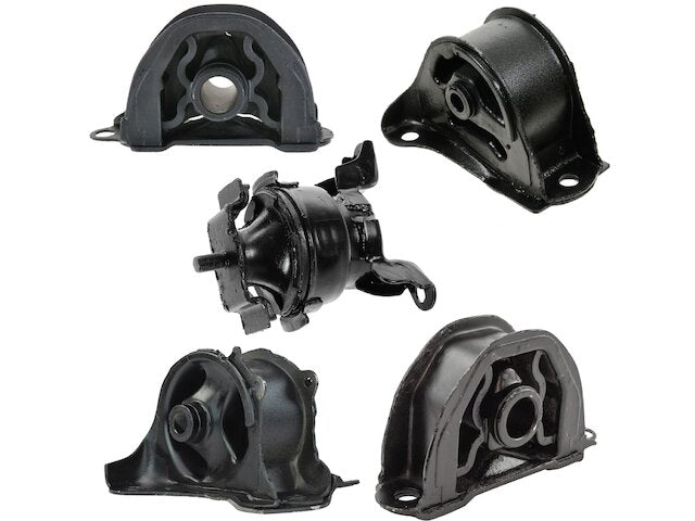Engine Mount and Transmission Mount Kit 5 Piece - 1999-2000 Honda Civic Si 1.6L 4-Cylinder - TRQ 6011-02329952