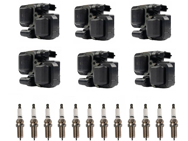 Ignition Coil and Spark Plug Kit 18 Piece - 2001-2005 Mercedes C240 - TRQ 6330-02333580