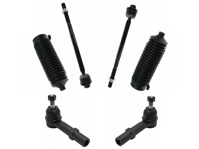 Tie Rod End and Steering Bellows Kit 6 Piece - 2007-2014 Chevrolet Tahoe - TRQ 18955-02340450