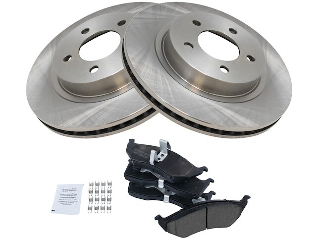 Front Brake Pad and Rotor Kit - 1998-2004 Dodge Intrepid - TRQ 1905-02351712