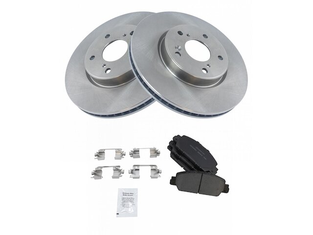 Front Brake Pad and Rotor Kit - 2013-2018 Honda Accord - TRQ 123280-02352240