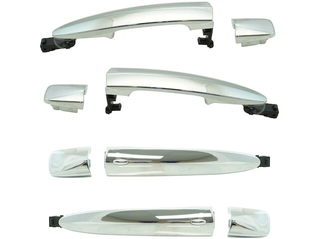 Front and Rear Door Handle Set 4 Piece - 2009-2014 Nissan Maxima - TRQ 29967-02355133