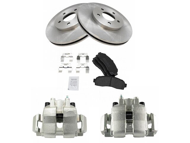 Front Brake Pad Rotor and Caliper Set - 2007-2009 Mercury Mariner - TRQ 19039-02368167