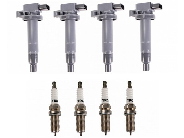 Ignition Coil and Spark Plug Kit 8 Piece - 2000-2005 Toyota Echo - TRQ 8041-02368364