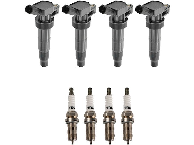 Ignition Coil and Spark Plug Kit 8 Piece - 2008 Hyundai Sonata 2.4L 4-Cylinder - TRQ 28829-02371571
