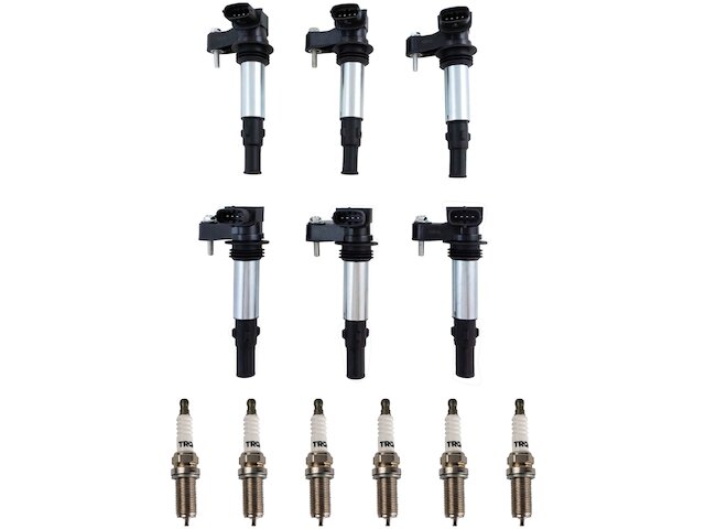 Ignition Coil Set with Spark Plugs 12 Piece - 2009 GMC Acadia - TRQ 30001-02374518