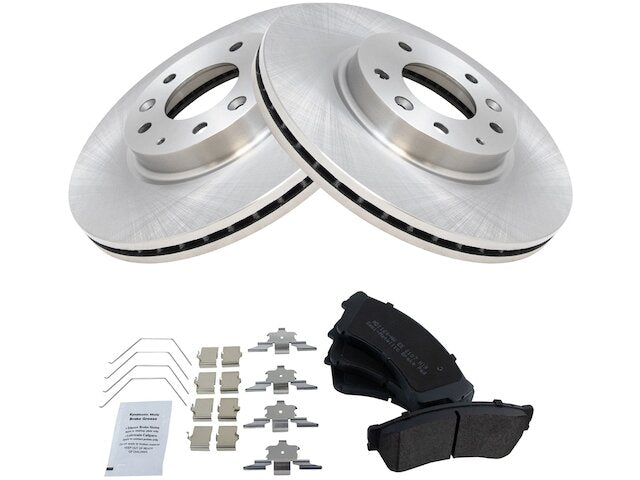 Front Brake Pad and Rotor Kit - 2006-2012 Ford Fusion - TRQ 18670-02382279
