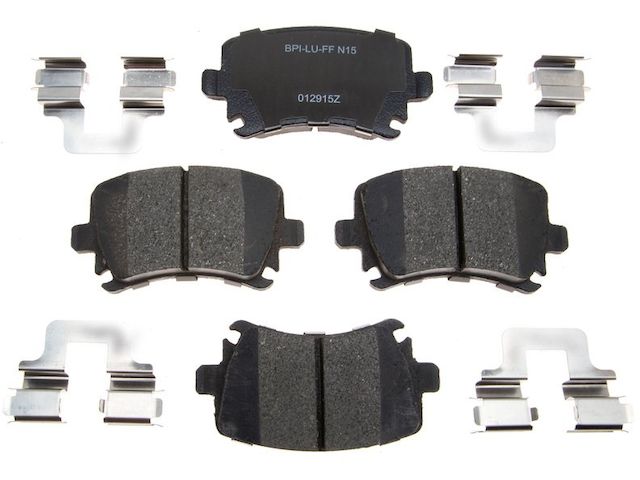Rear Brake Pad Set - 2006-2011, 2015-2021 Volkswagen GTI 2.0L 4-Cylinder - Raybestos 30305-02383260