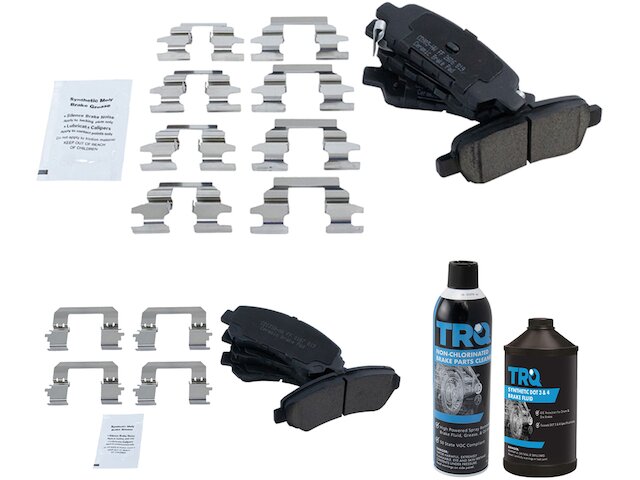 Brake Pad Set - 2007-2008 Nissan Sentra - TRQ 19005-02383672