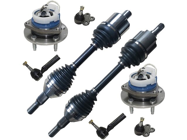 Front Axle Ball Joint Wheel Hub Kit - 2000-2007 Chevrolet Monte Carlo - Detroit Axle 3555-02389264