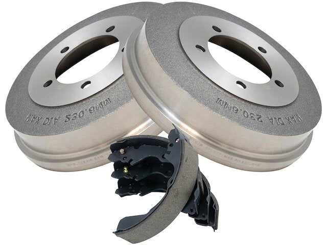 Rear Brake Drum and Brake Shoe Kit - 1999-2003 Mitsubishi Galant - TRQ 7156-02394604