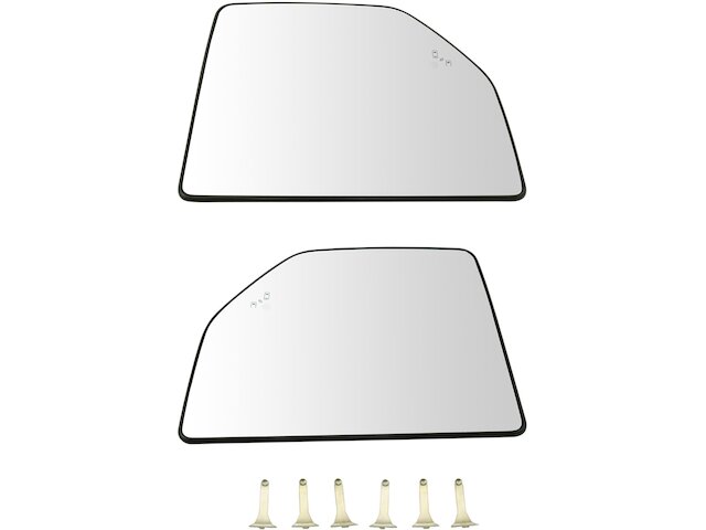 Door Mirror Glass Set 2 Piece - 2017 Ford F250 Super Duty - Trail Ridge 140806-02397106